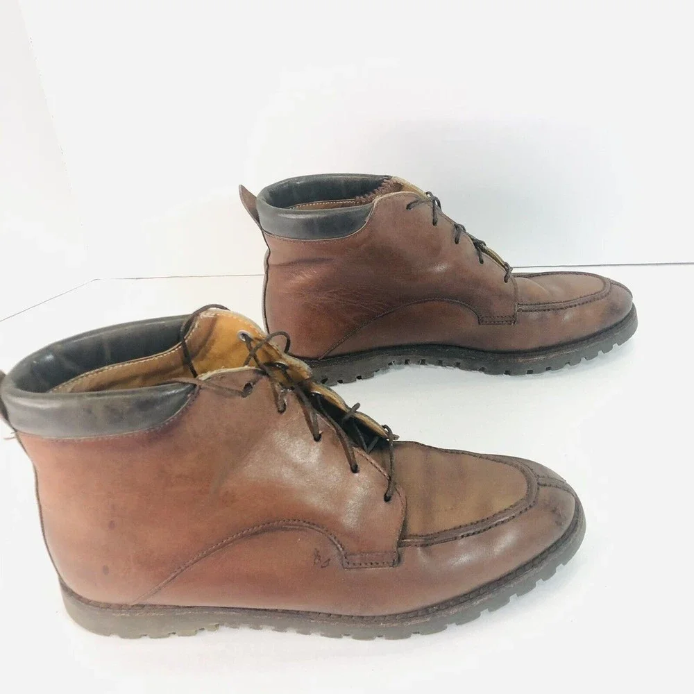 Cole Haan Country Chukka Boots, Size 8.5 B, 149127, F5592, Brown Leather